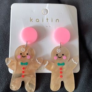 Gingerbread earrings